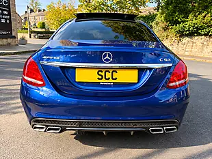 Used 2016 Mercedes-Benz C63 AMG Premium Brilliant Blue - Interior and Exterior details 8