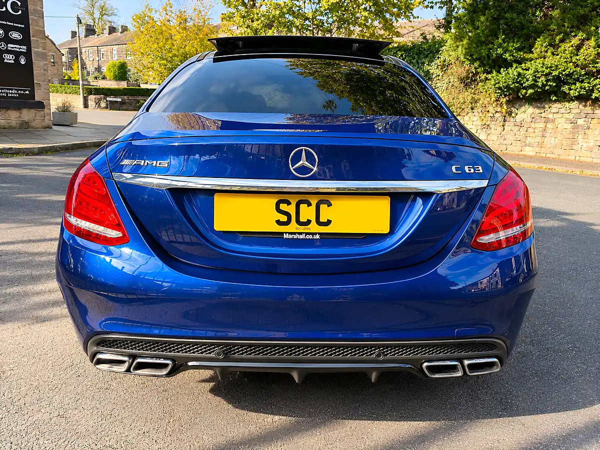 Used 2016 Mercedes-Benz C63 AMG Premium Brilliant Blue - Interior and Exterior details 8