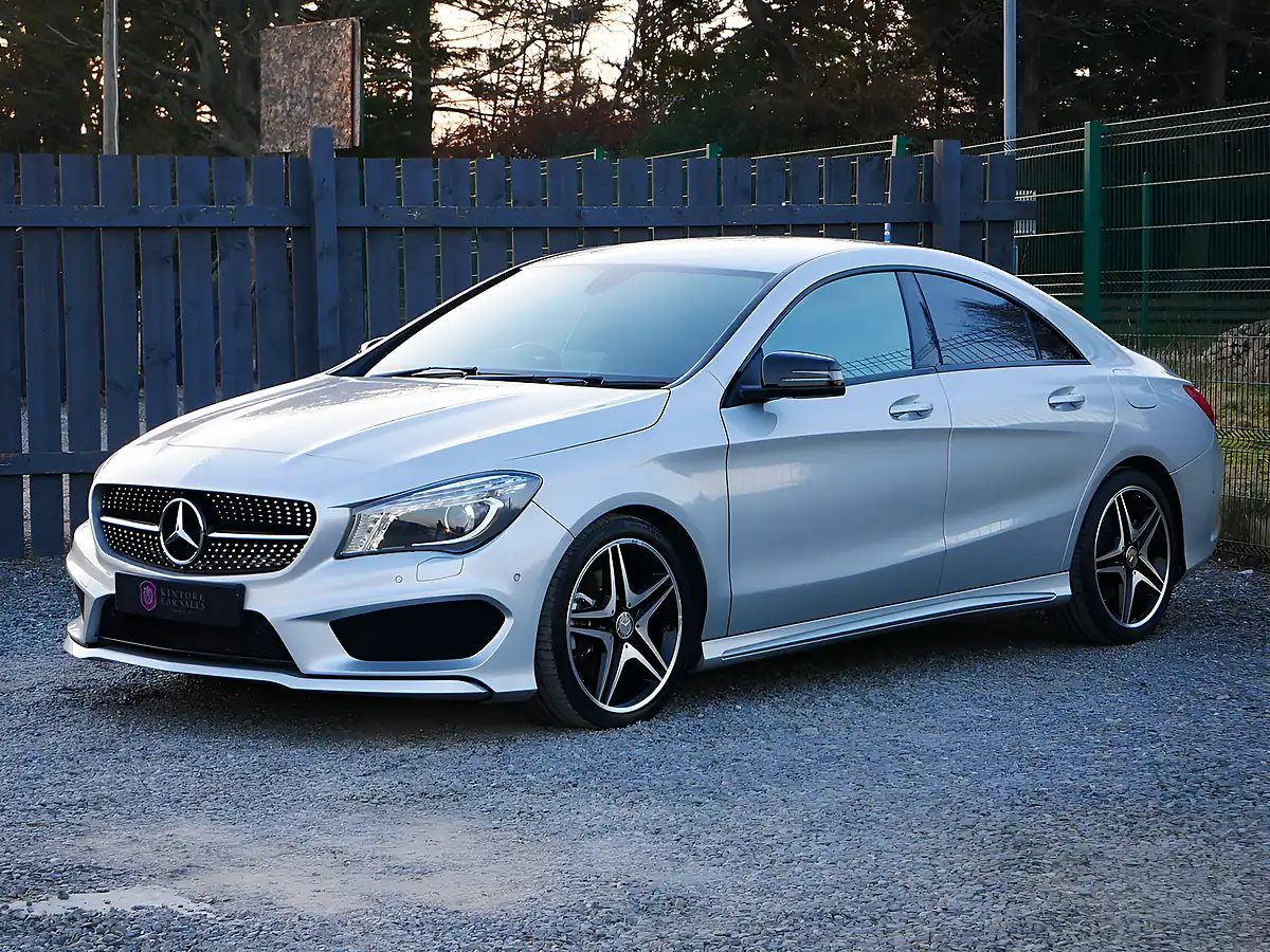 Used 2016 Mercedes-Benz Cla AMG Line Polar Silver Metallic - Interior and Exterior details 4