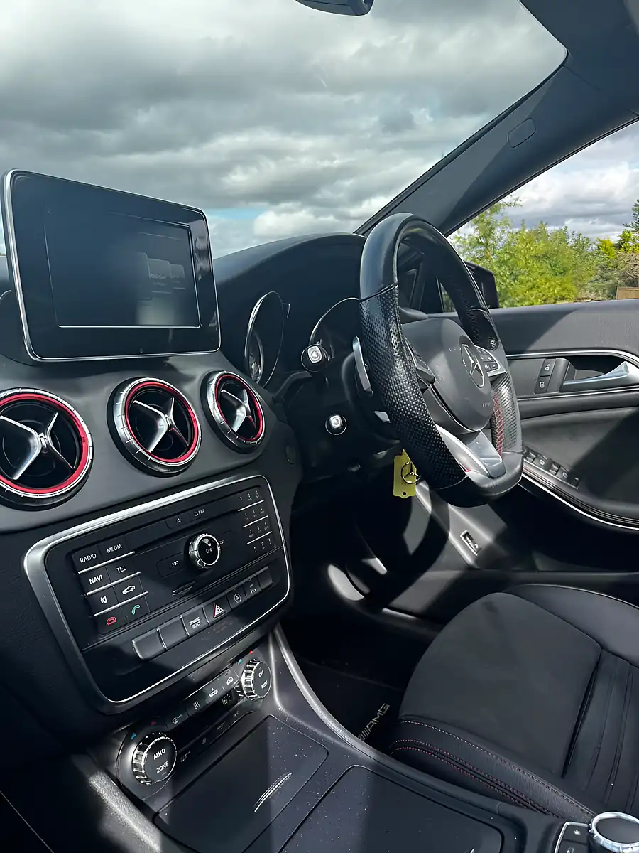 Used 2016 Mercedes-Benz Cla AMG Line Red - Interior and Exterior details 12
