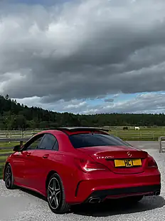 Used 2016 Mercedes-Benz Cla AMG Line Red - Interior and Exterior details 2