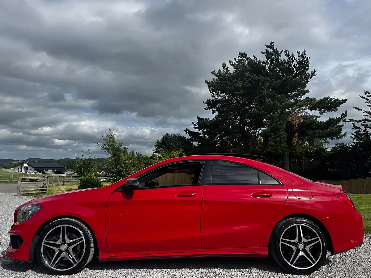 Used 2016 Mercedes-Benz Cla AMG Line Red - Interior and Exterior details 4