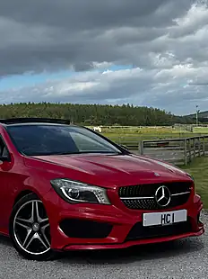 Used 2016 Mercedes-Benz Cla AMG Line Red - Interior and Exterior details 8