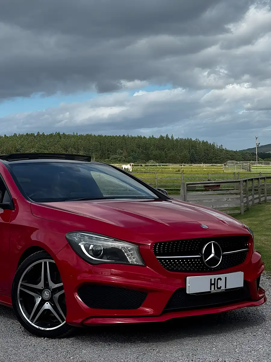 Used 2016 Mercedes-Benz Cla AMG Line Red - Interior and Exterior details 8