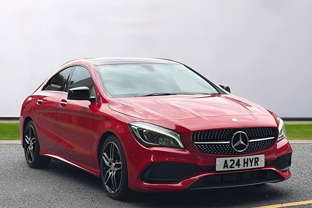 Used 2016 Mercedes-Benz Cla AMG Line Red - Front View