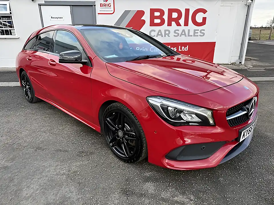 Used 2016 Mercedes-Benz Cla AMG Line Red - Front View