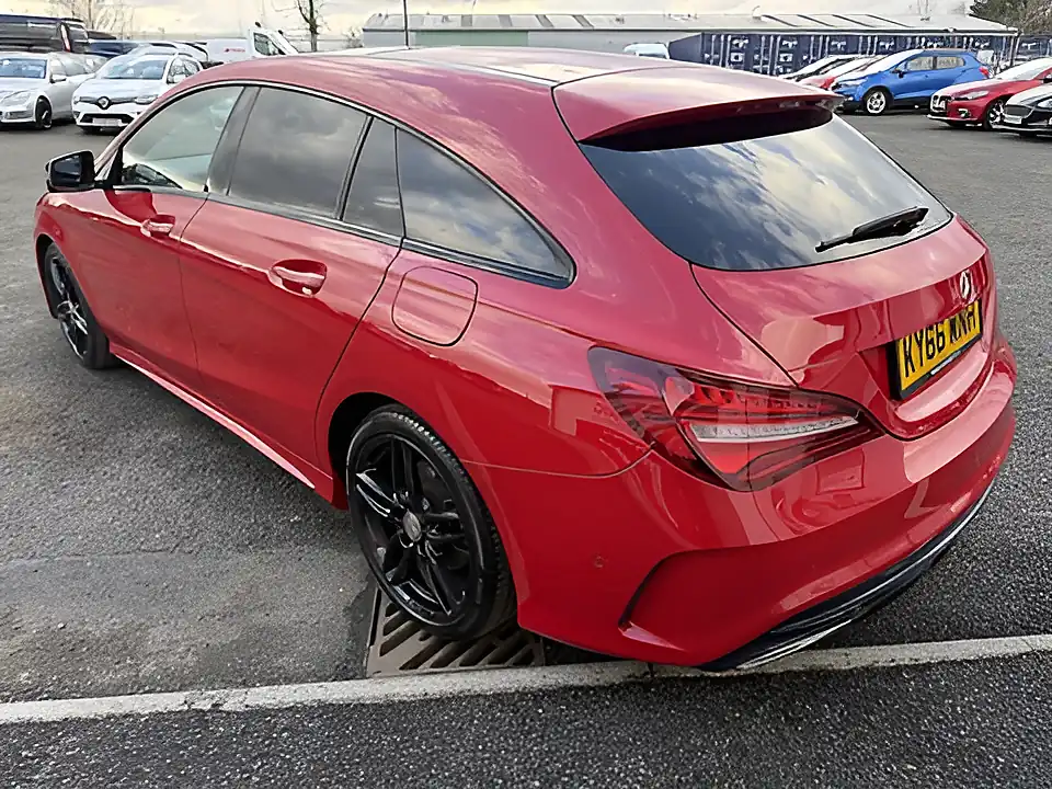 Used 2016 Mercedes-Benz Cla AMG Line Red - Interior and Exterior details 5