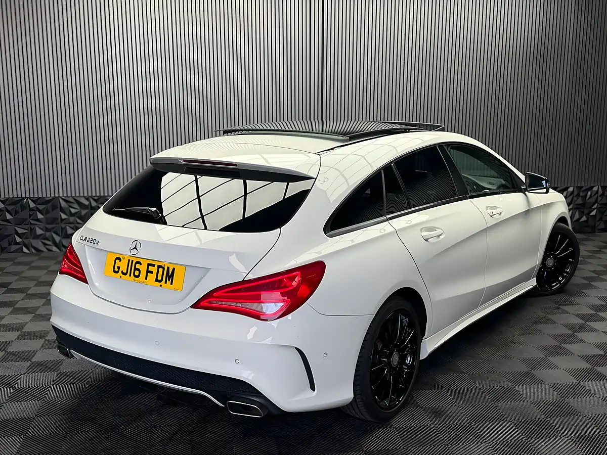 Used 2016 Mercedes-Benz Cla AMG Sport Shooting Brake White - Interior and Exterior details 12