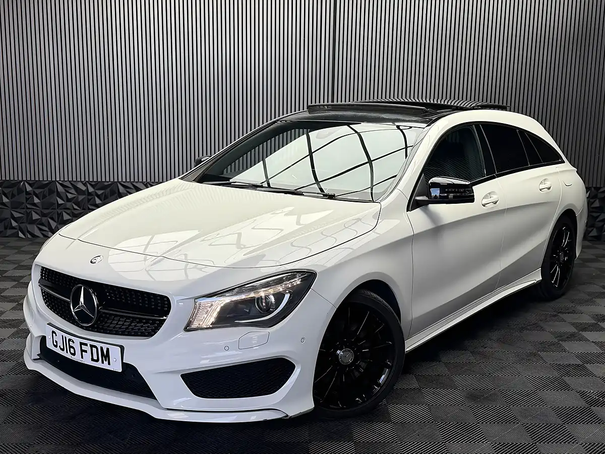 Used 2016 Mercedes-Benz Cla AMG Sport Shooting Brake White - Interior and Exterior details 2