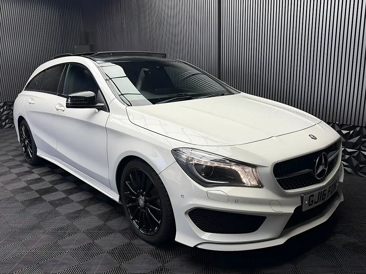 Used 2016 Mercedes-Benz Cla AMG Sport Shooting Brake White - Interior and Exterior details 4