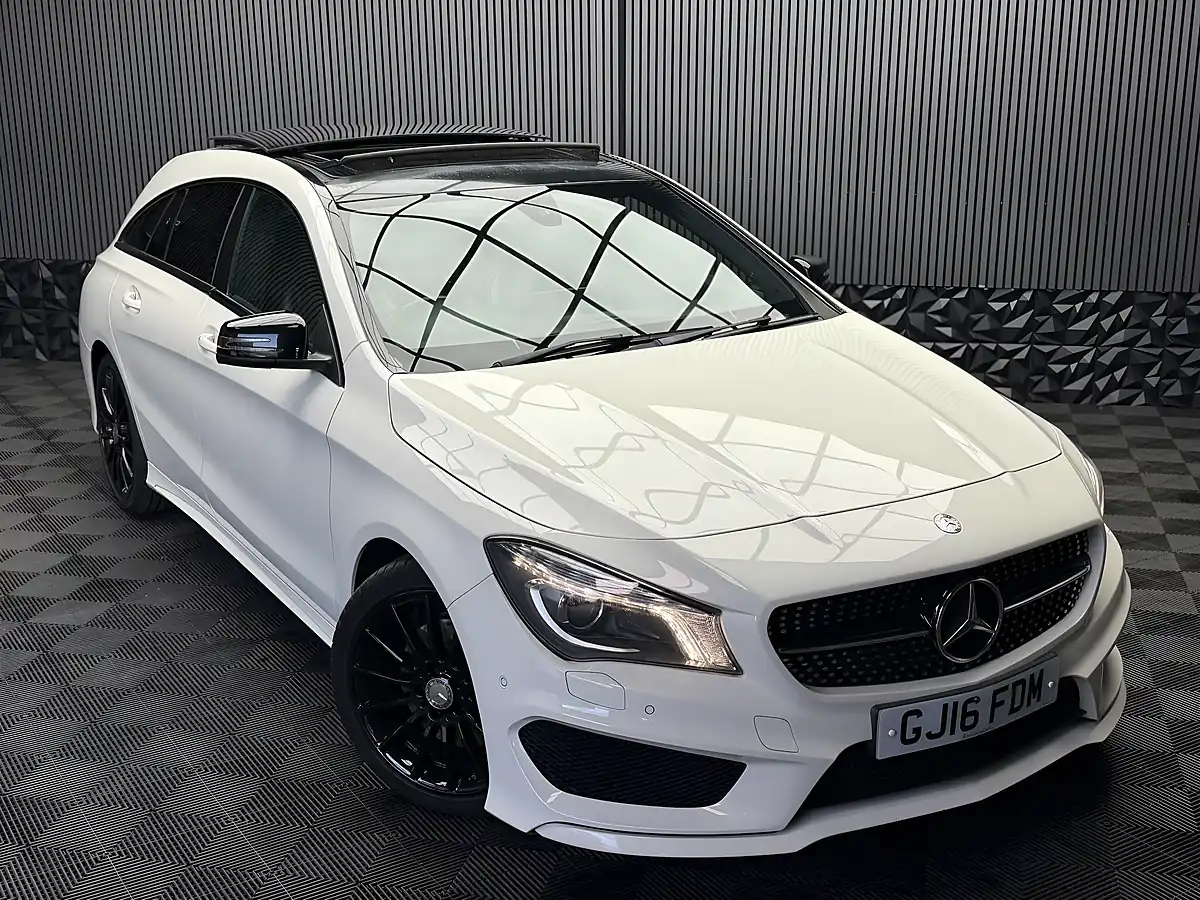 Used 2016 Mercedes-Benz Cla AMG Sport Shooting Brake White - Interior and Exterior details 5