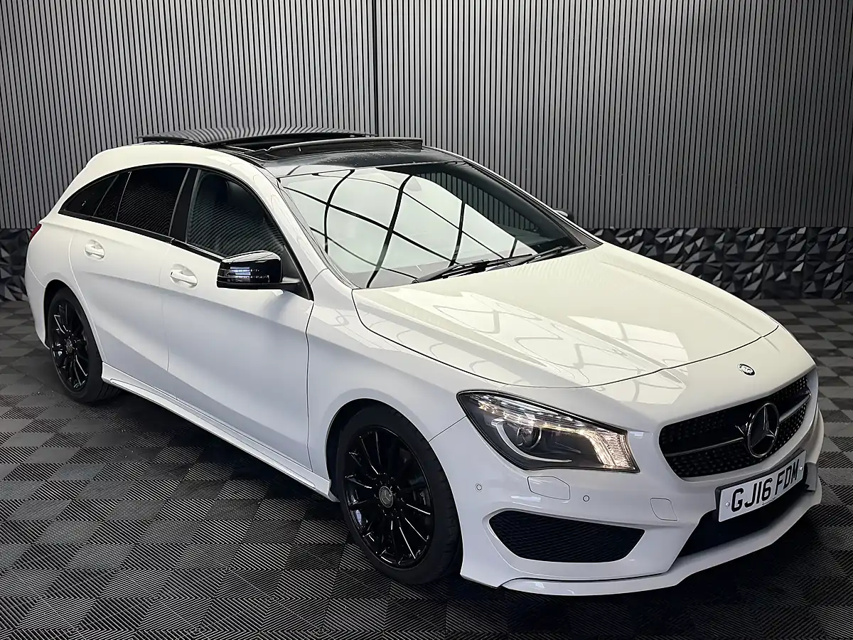 Used 2016 Mercedes-Benz Cla AMG Sport Shooting Brake White - Interior and Exterior details 6