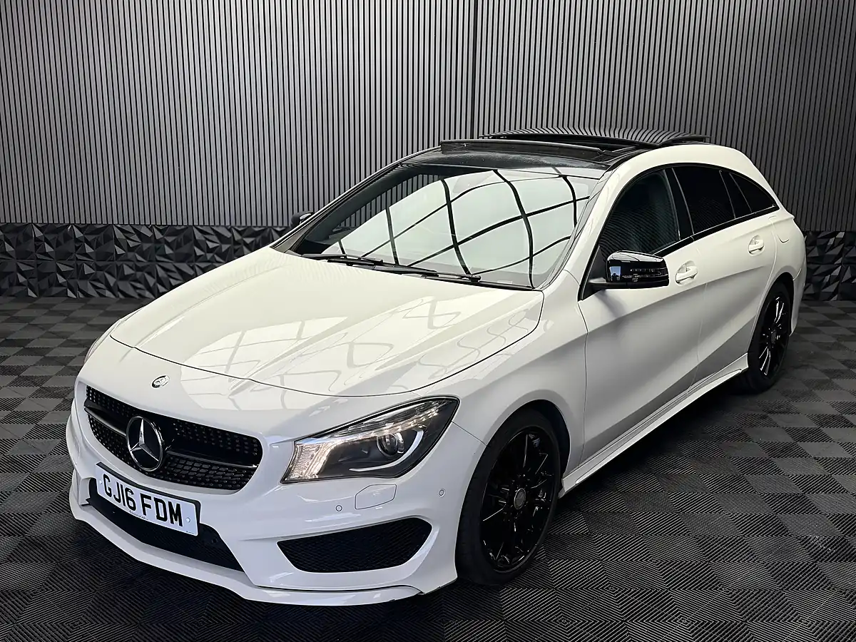 Used 2016 Mercedes-Benz Cla AMG Sport Shooting Brake White - Interior and Exterior details 8