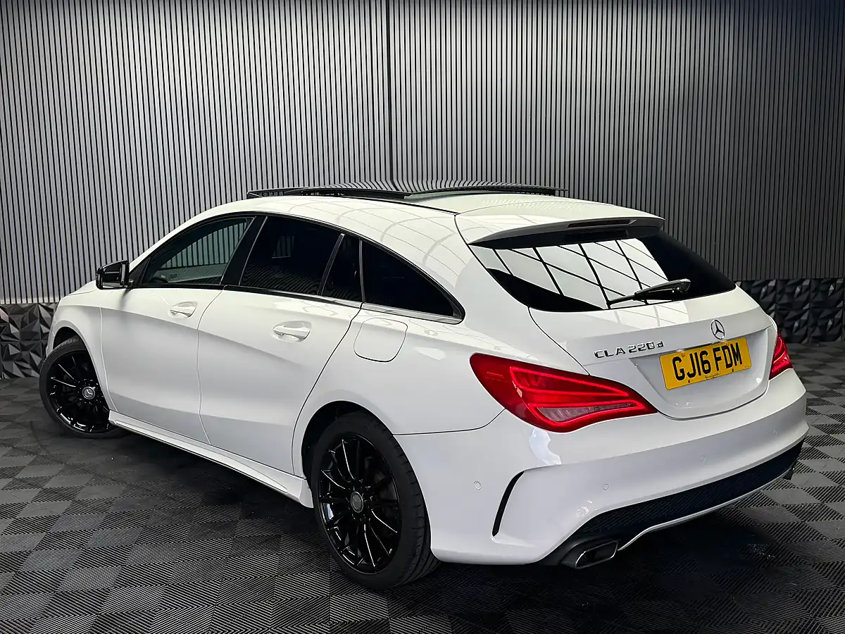 Used 2016 Mercedes-Benz Cla AMG Sport Shooting Brake White - Interior and Exterior details 9
