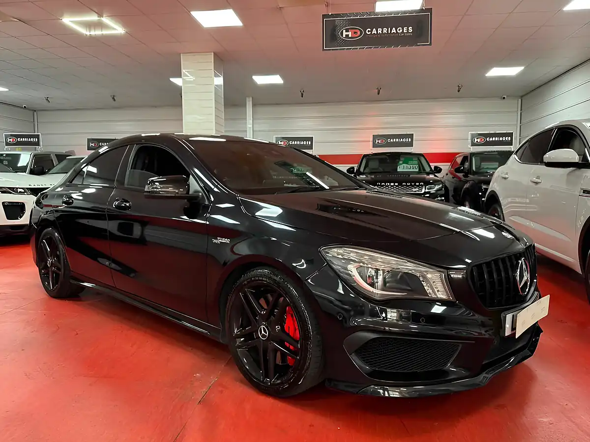 Used 2016 Mercedes-Benz Cla CLA45 AMG Coupe Black - Front View