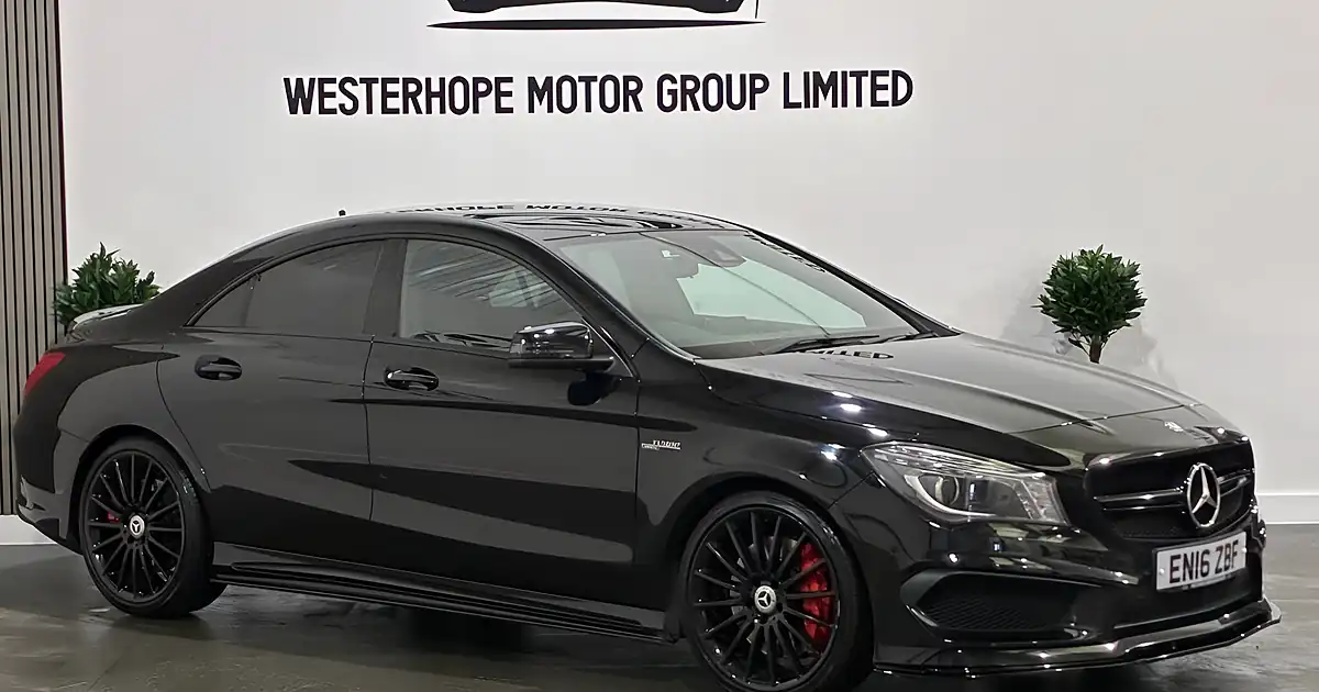 Used 2016 Mercedes-Benz Cla Class CLA45 AMG Black - Front View
