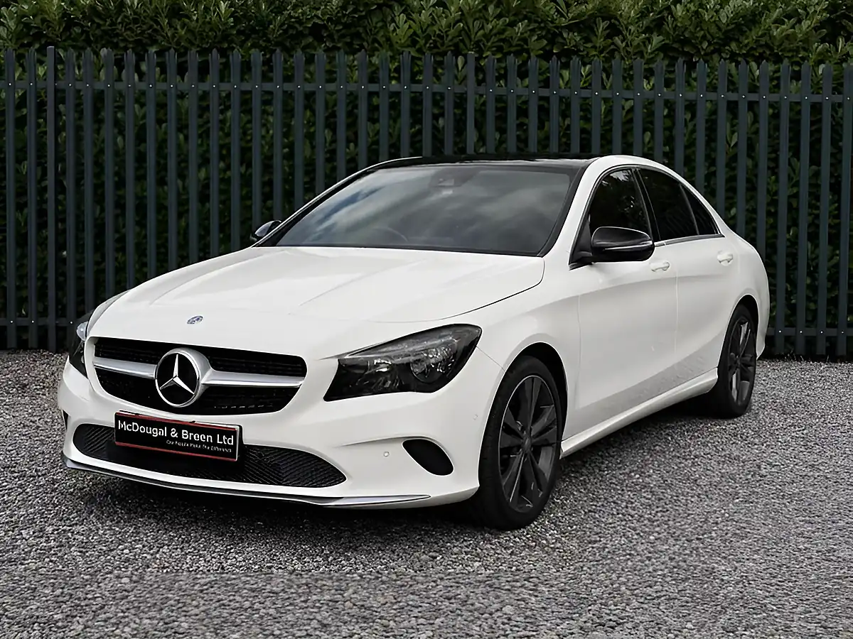 Used 2016 Mercedes-Benz Cla Class Sport White - Front View