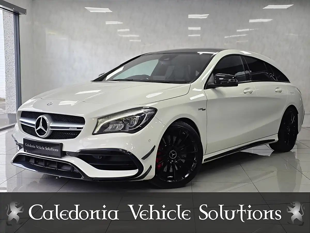 Used 2016 Mercedes-Benz Cla Shooting Brake White - Interior and Exterior details 2