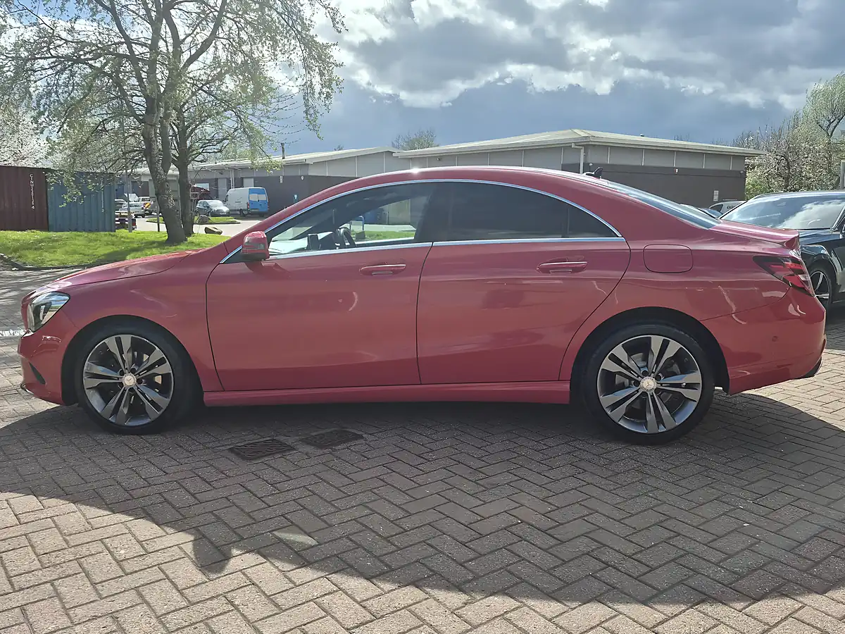 Used 2016 Mercedes-Benz Cla Sport Red - Interior and Exterior details 8