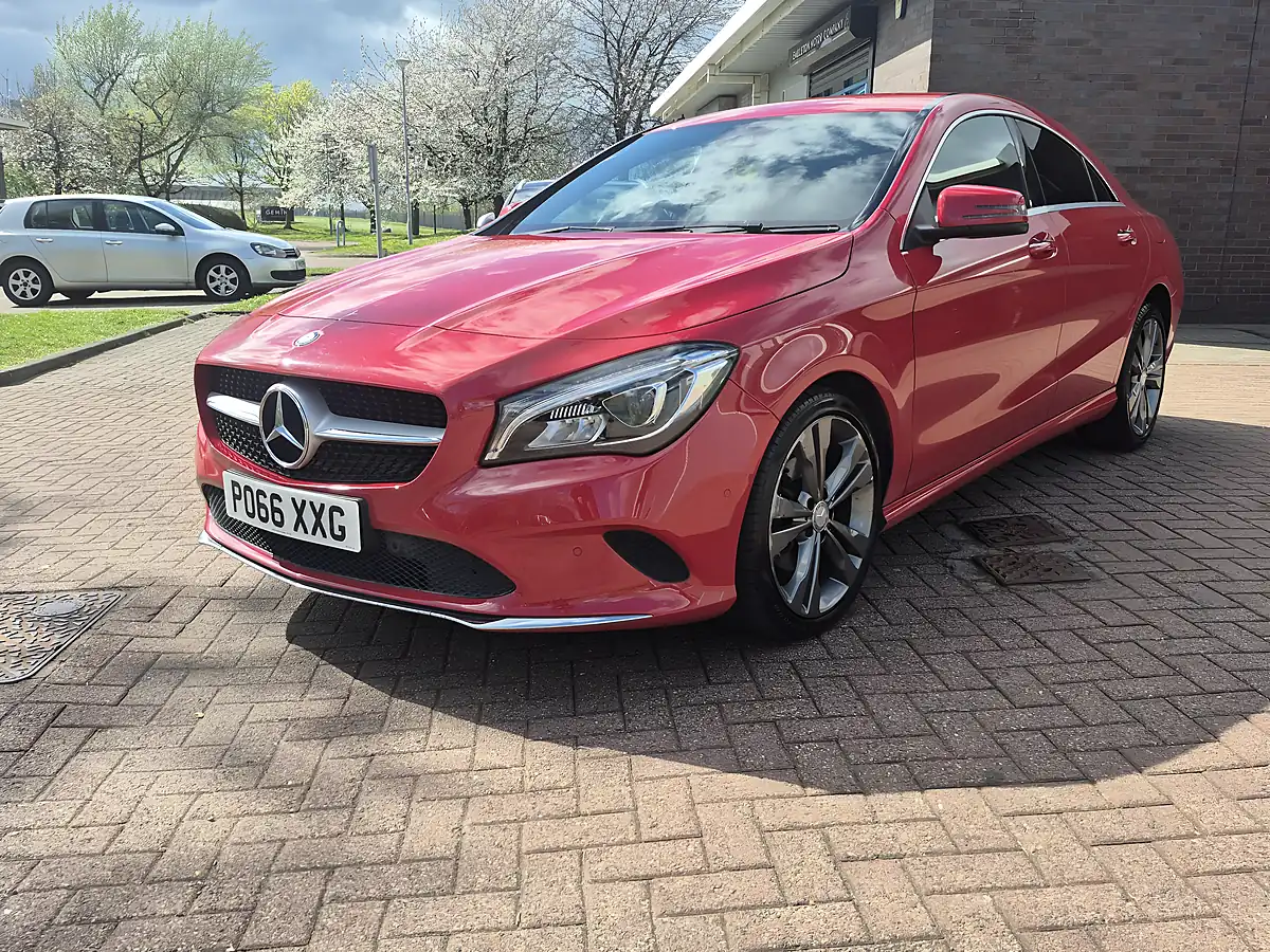Used 2016 Mercedes-Benz Cla Sport Red - Interior and Exterior details 9