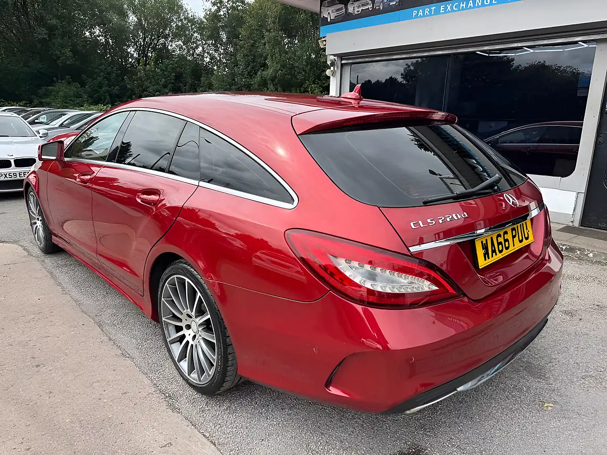 Used 2016 Mercedes-Benz Cls AMG Line Red - Interior and Exterior details 3