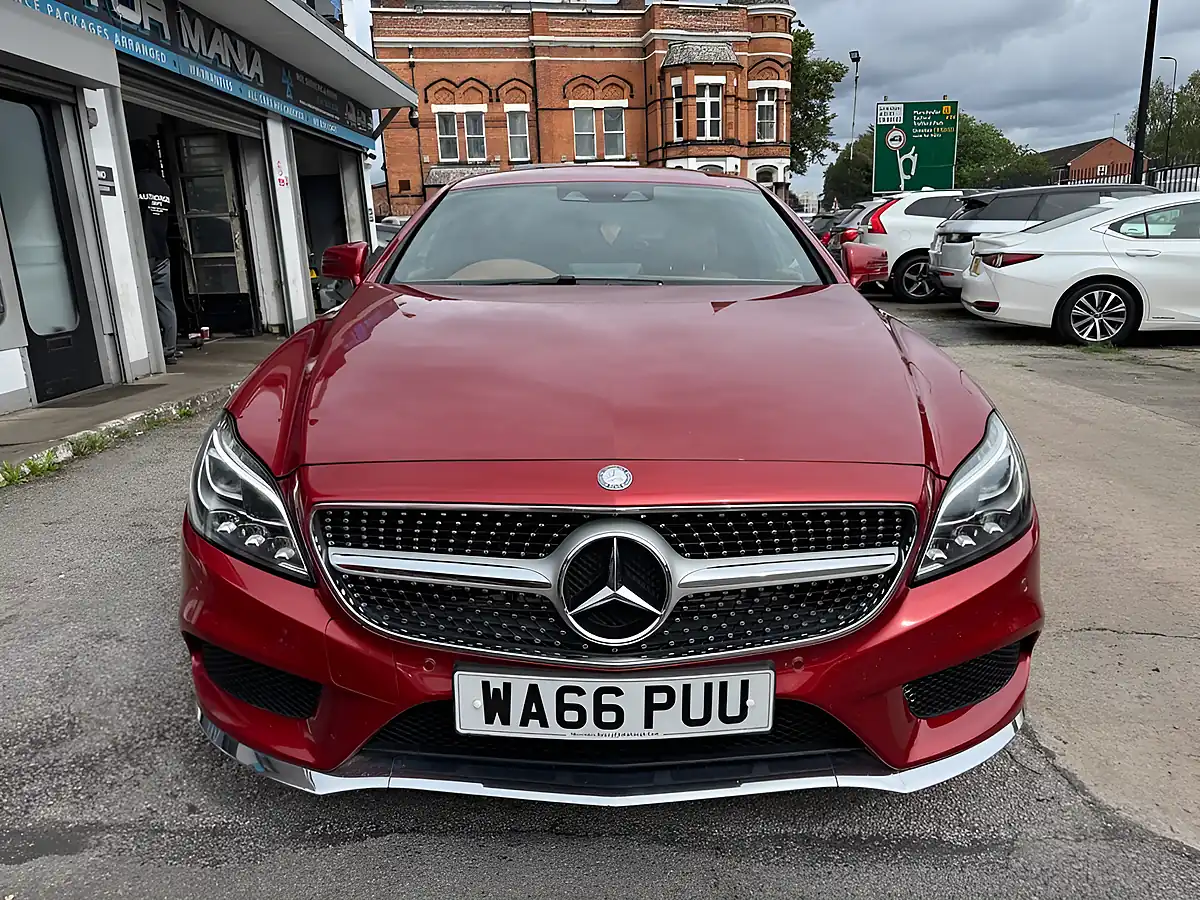 Used 2016 Mercedes-Benz Cls AMG Line Red - Interior and Exterior details 8