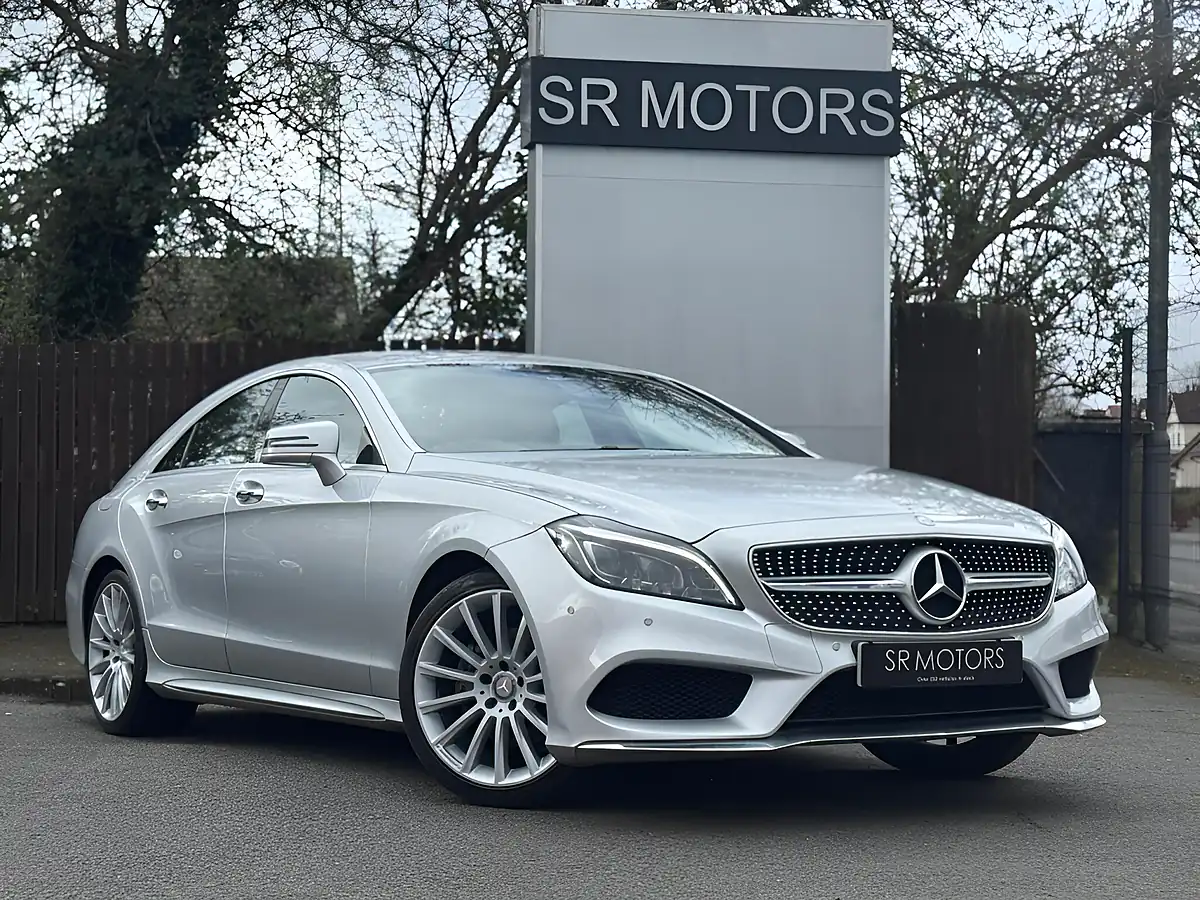 Used 2016 Mercedes-Benz Cls AMG Line Silver - Front View