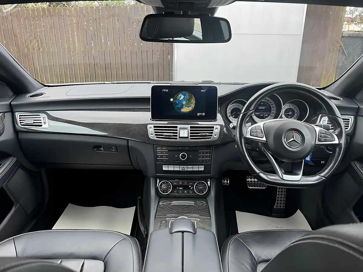 Used 2016 Mercedes-Benz Cls AMG Line Silver - Interior and Exterior details 9