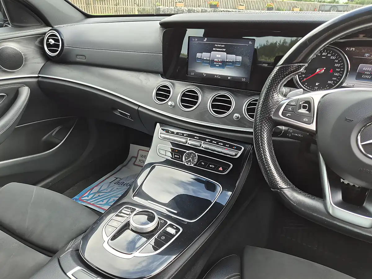 Used 2016 Mercedes-Benz E Class AMG Line Black - Interior and Exterior details 7