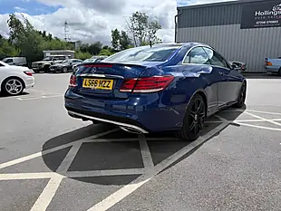 Used 2016 Mercedes-Benz E Class AMG Line Edition Blue - Interior and Exterior details 10