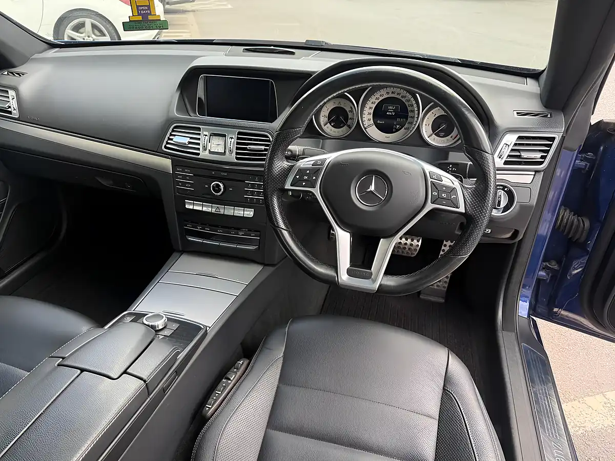Used 2016 Mercedes-Benz E Class AMG Line Edition Blue - Interior and Exterior details 12