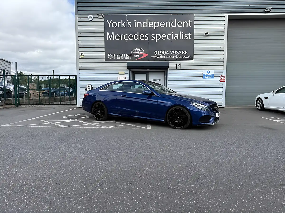 Used 2016 Mercedes-Benz E Class AMG Line Edition Blue - Interior and Exterior details 2