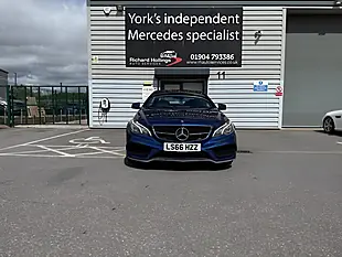 Used 2016 Mercedes-Benz E Class AMG Line Edition Blue - Interior and Exterior details 3