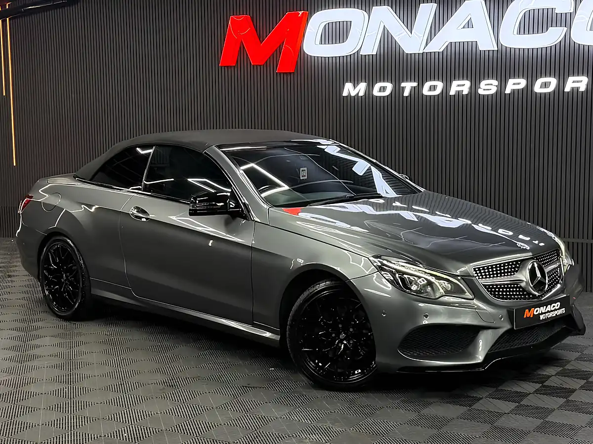 Used 2016 Mercedes-Benz E Class AMG Line Edition Cabriolet Grey - Front View