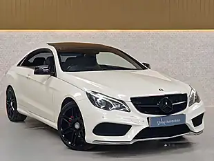 Used 2016 Mercedes-Benz E-Class AMG Line Edition Coupe Designo Diamond White - Interior and Exterior details 3