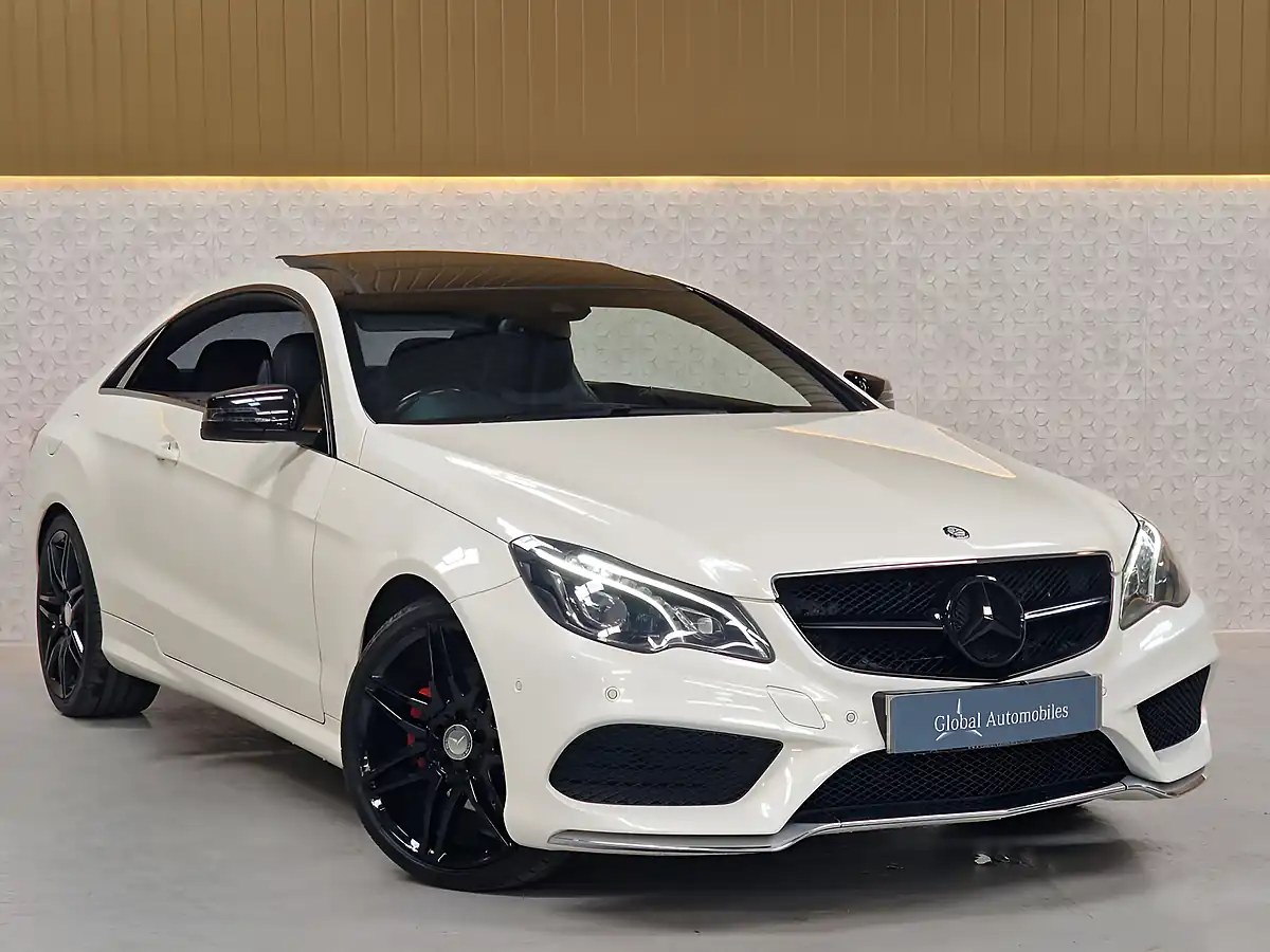 Used 2016 Mercedes-Benz E-Class AMG Line Edition Coupe Designo Diamond White - Interior and Exterior details 3