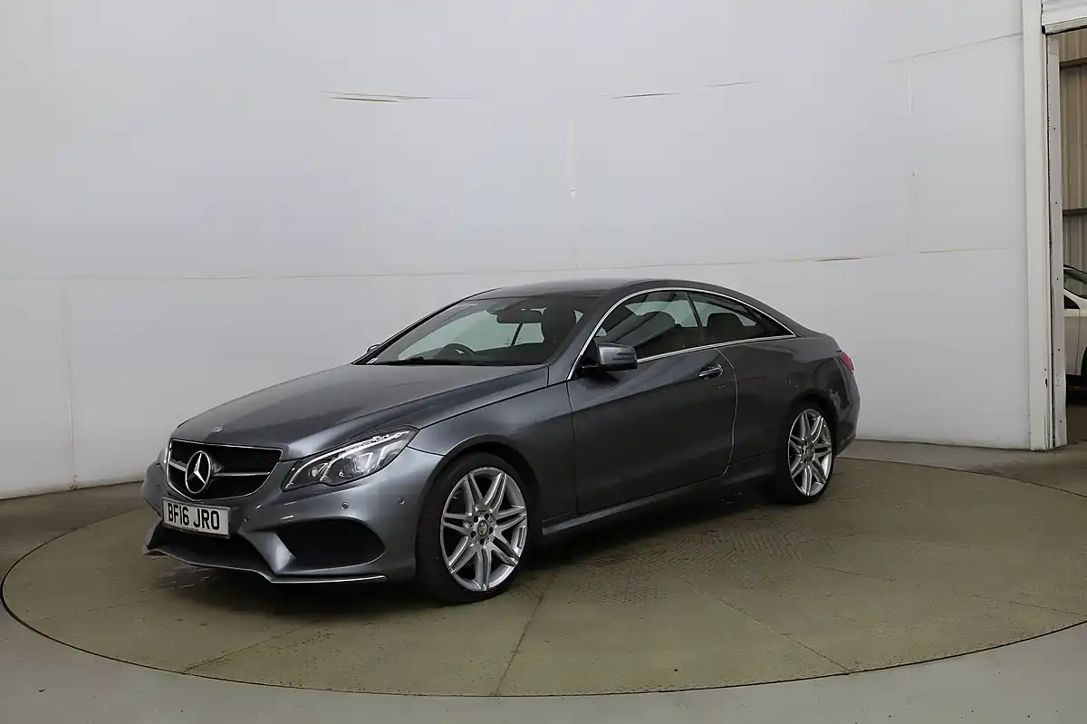 Used 2016 Mercedes-Benz E Class AMG Line Edition Grey - Front View
