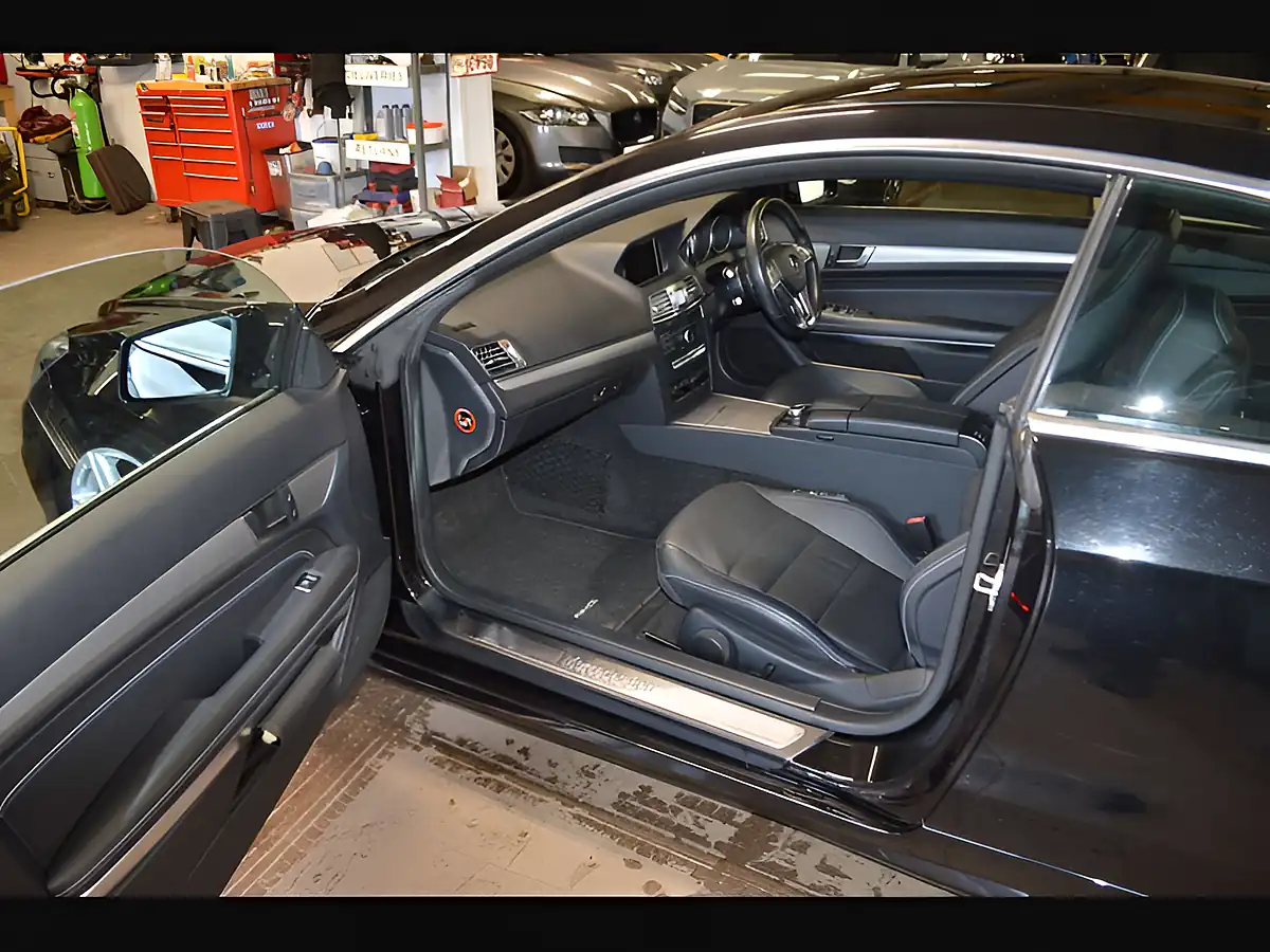 Used 2016 Mercedes-Benz E Class AMG Line Edition Obsidian Black - Interior and Exterior details 13
