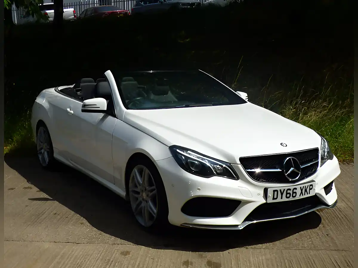 Used 2016 Mercedes-Benz E Class AMG Line Edition White - Interior and Exterior details 5