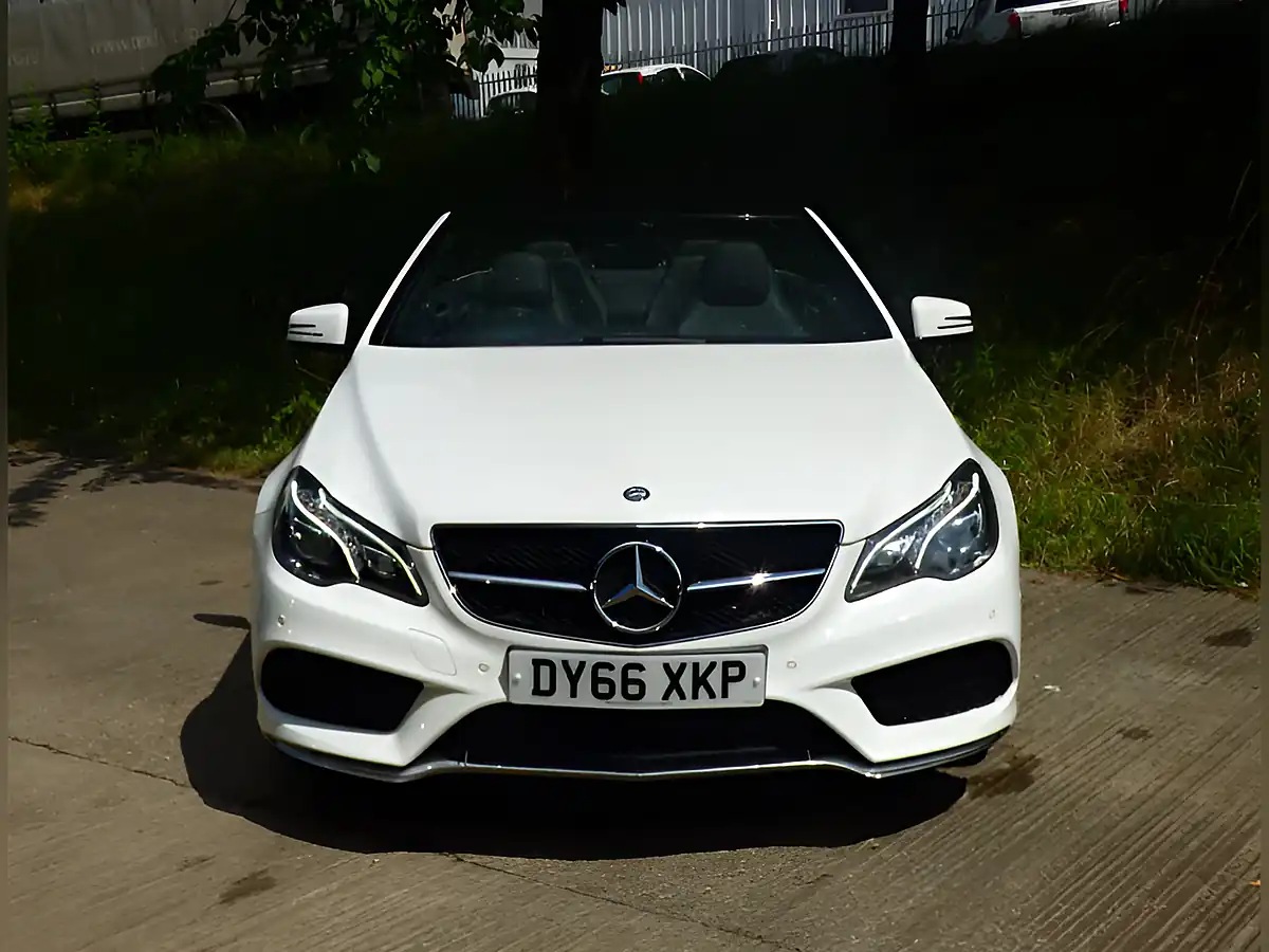 Used 2016 Mercedes-Benz E Class AMG Line Edition White - Interior and Exterior details 9