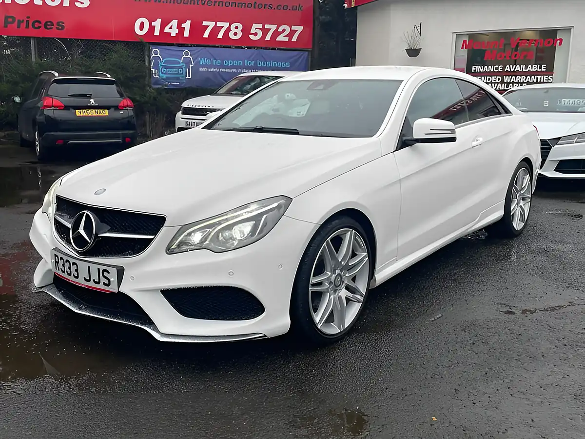 Used 2016 Mercedes-Benz E Class AMG Line Edition White - Interior and Exterior details 4