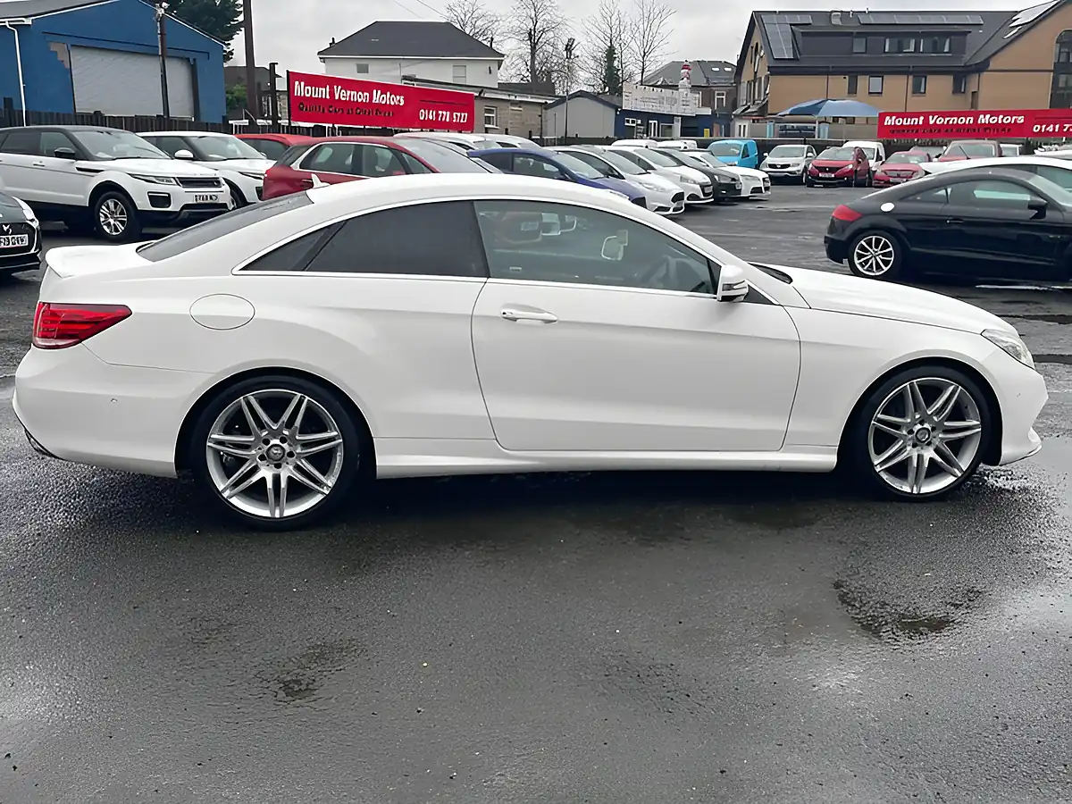 Used 2016 Mercedes-Benz E Class AMG Line Edition White - Interior and Exterior details 9