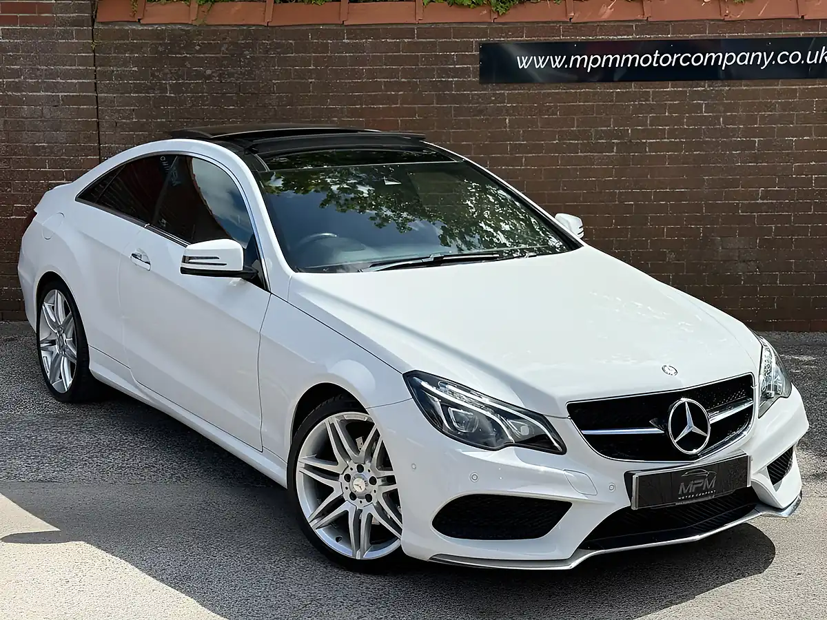 Used 2016 Mercedes-Benz E-Class AMG Line Edition White - Interior and Exterior details 2