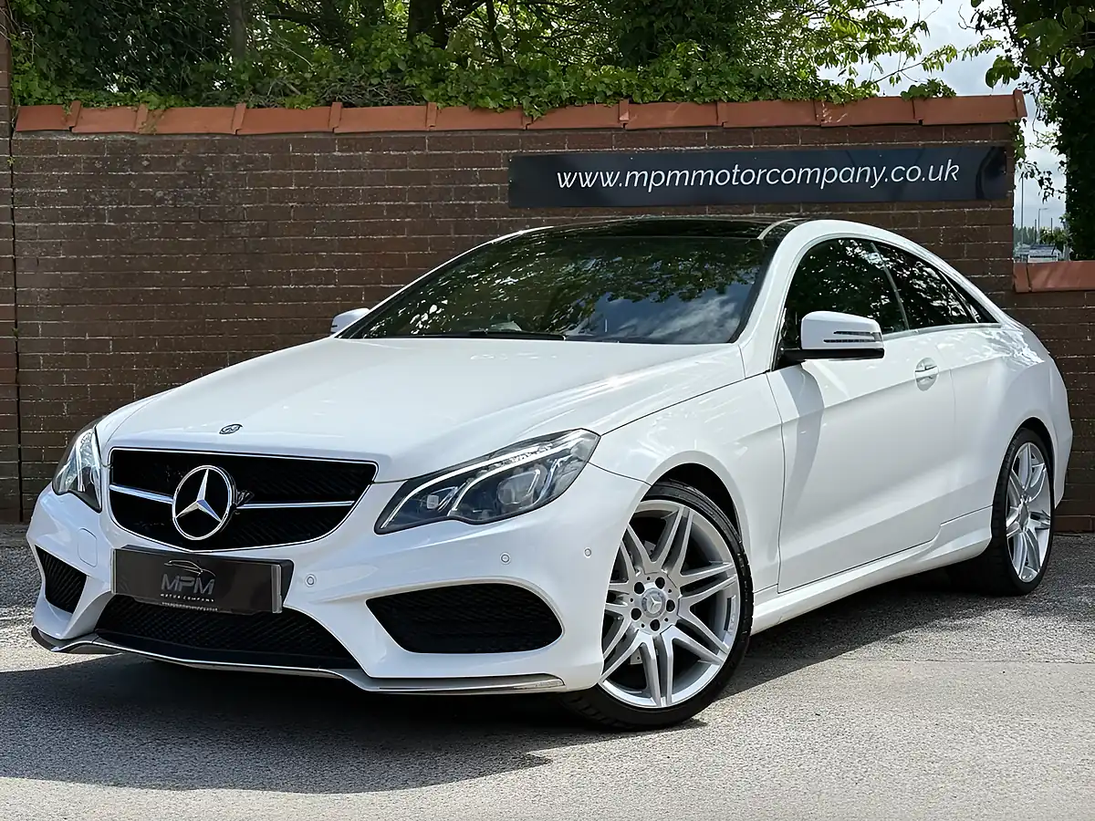 Used 2016 Mercedes-Benz E-Class AMG Line Edition White - Interior and Exterior details 3