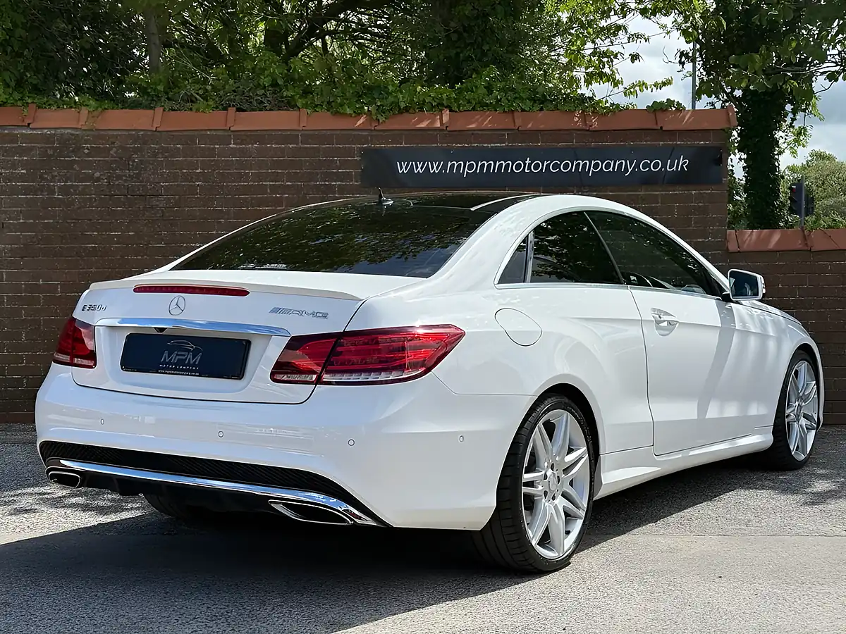 Used 2016 Mercedes-Benz E-Class AMG Line Edition White - Interior and Exterior details 6