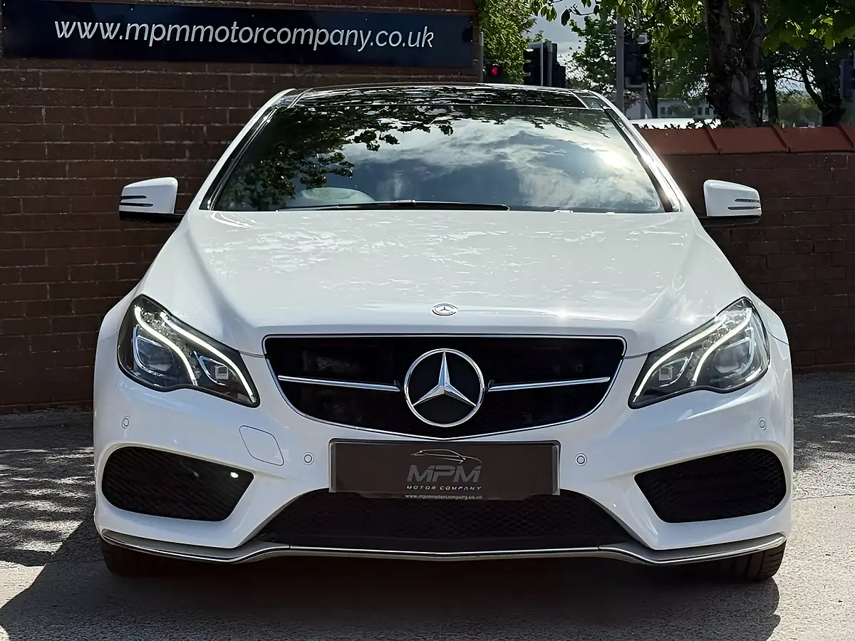 Used 2016 Mercedes-Benz E-Class AMG Line Edition White - Interior and Exterior details 8