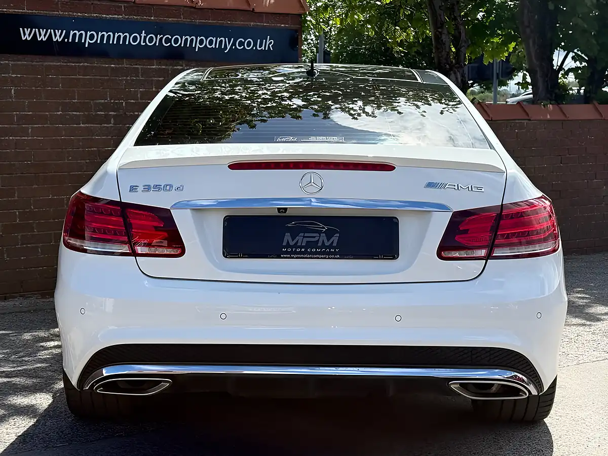 Used 2016 Mercedes-Benz E-Class AMG Line Edition White - Interior and Exterior details 9
