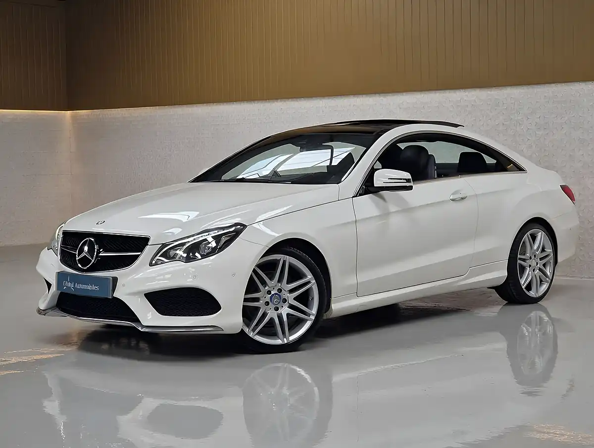Used 2016 Mercedes-Benz E-Class AMG Line Polar White - Interior and Exterior details 16