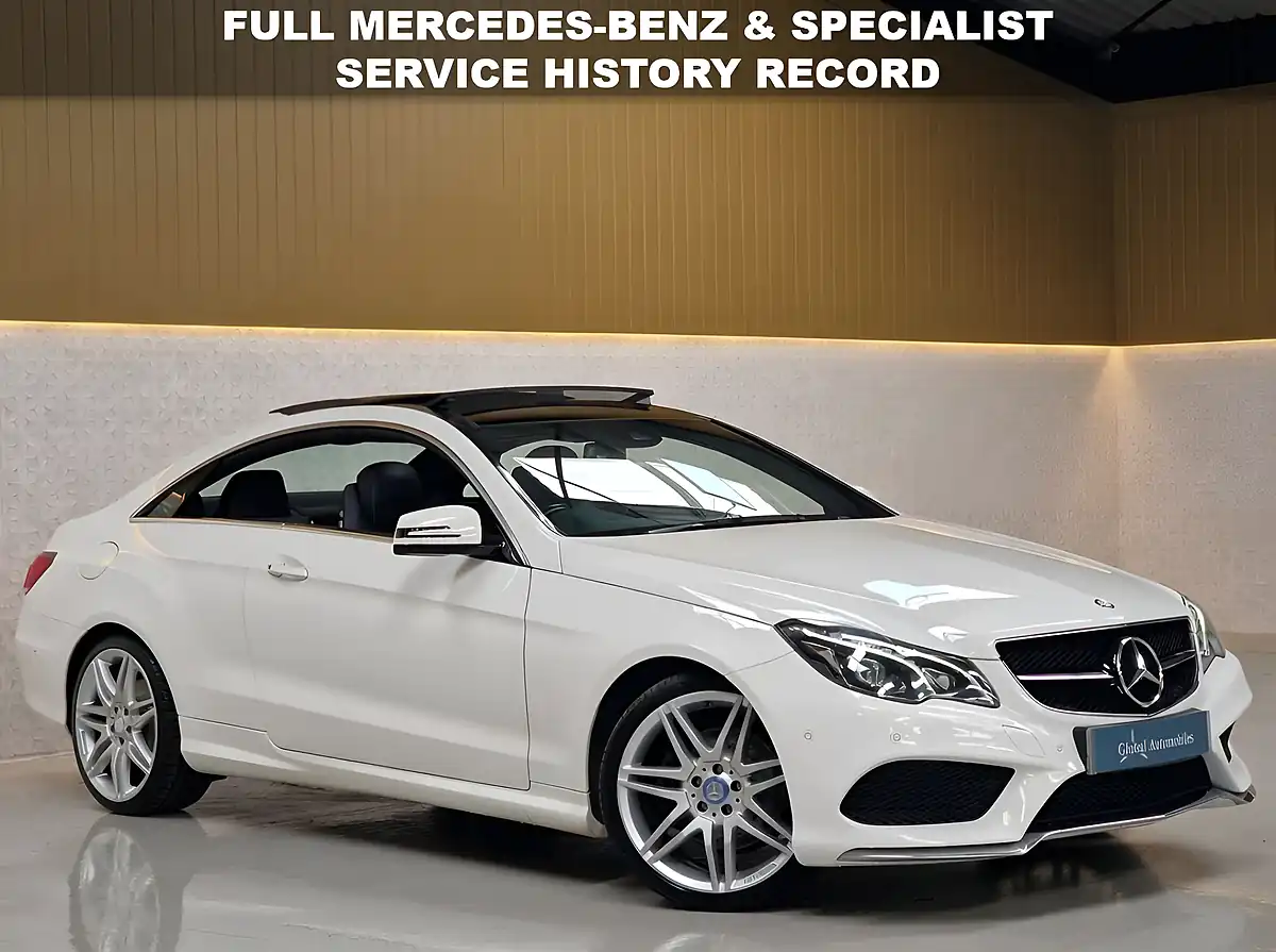 Used 2016 Mercedes-Benz E-Class AMG Line Polar White - Interior and Exterior details 3