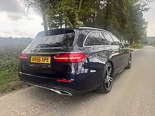 Used 2016 Mercedes-Benz E Class AMG Line (premium) Blue - Interior and Exterior details 10